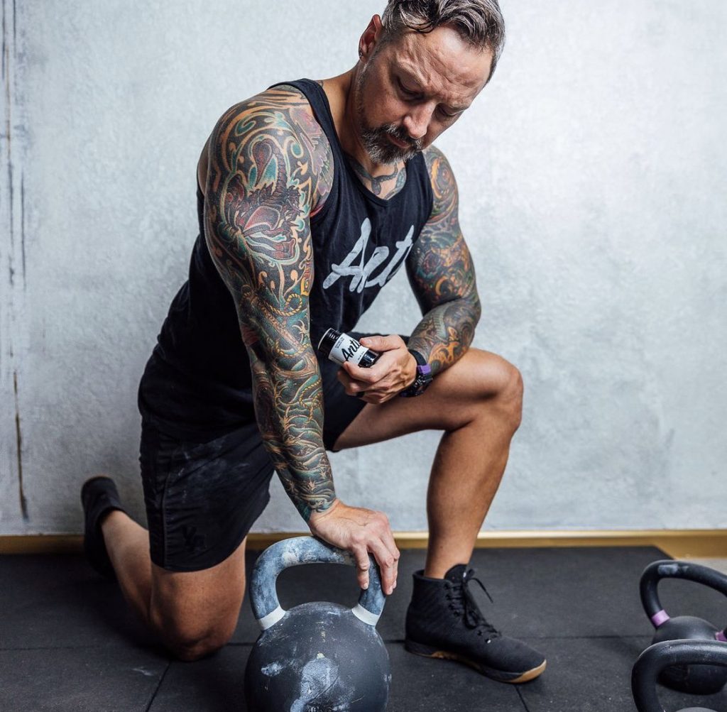 CBD Oil gives this guy at the gym another chance for relief.